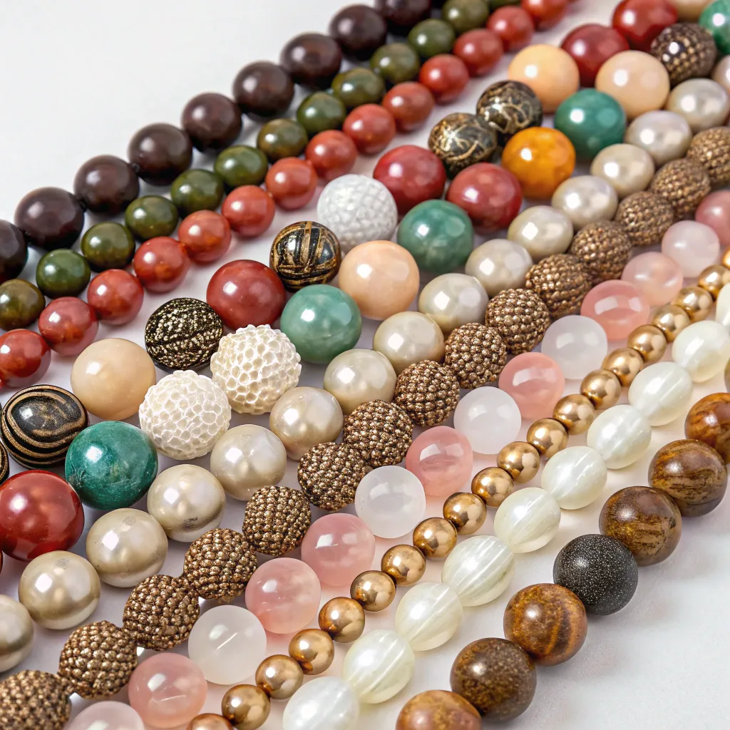 Collection of decorative beads